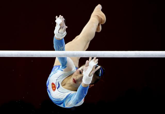 全锦赛周雅琴邱祺缘完成7.2成套 奥运狙击拜尔斯?